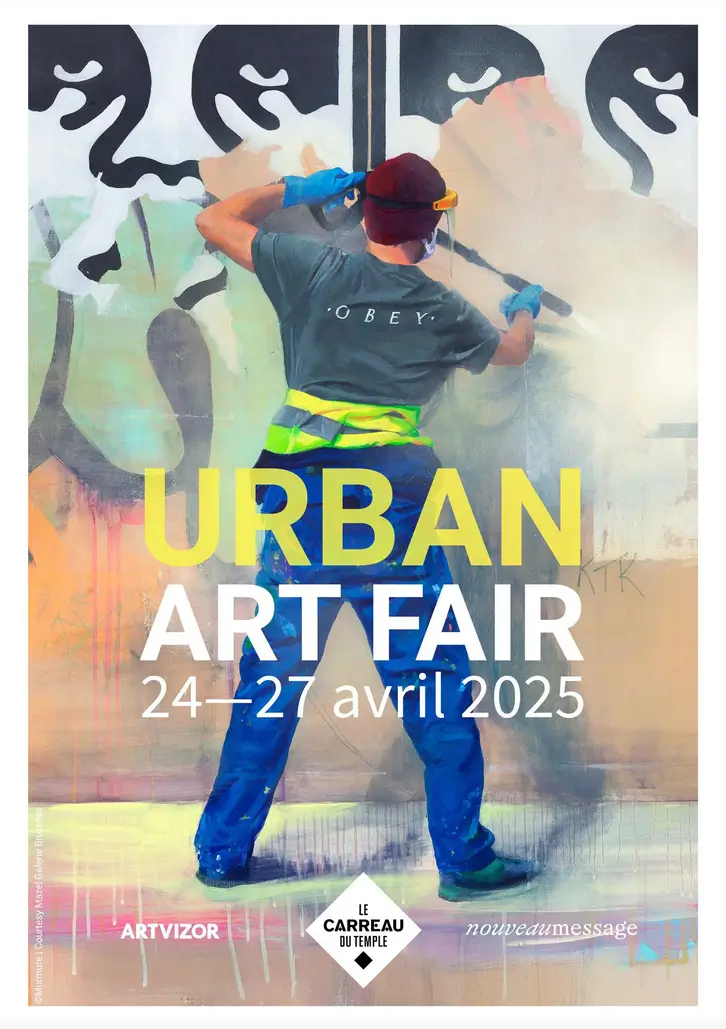 Affiche "Obey!" de Murmure | Urban Art Fair 2025 - copyright ©