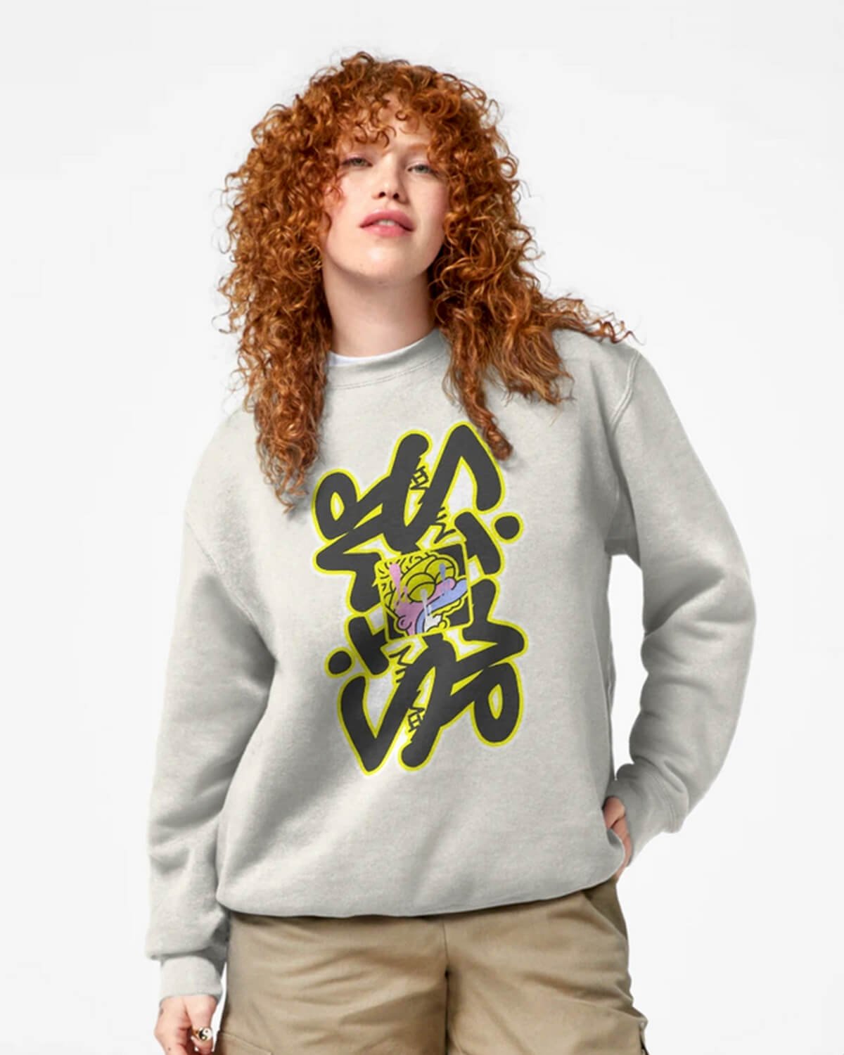 Brutal kortex Sweat apparel grey photo mannequin avec sweat de la colelction Brutal Kortex