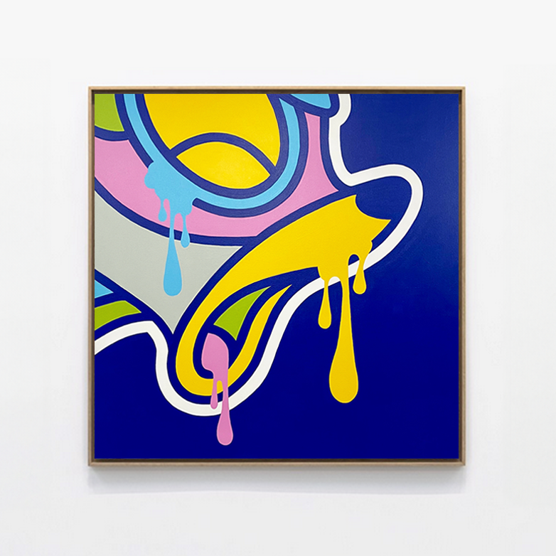 Toile pop art "Cry Bambi" de Brutal Kortex - Oeuvre unique.