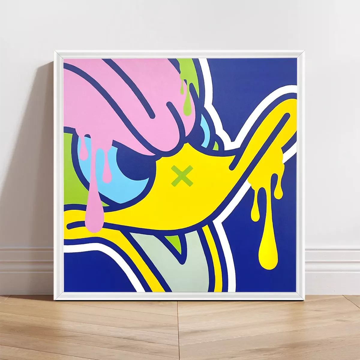 Tableau Pop Art Donald Duck "Duck Rage" de Brutal Kortex Tableau pop art "Duck Rage" de Brutal Kortex, colère intérieure incarnée par Donald Duck.