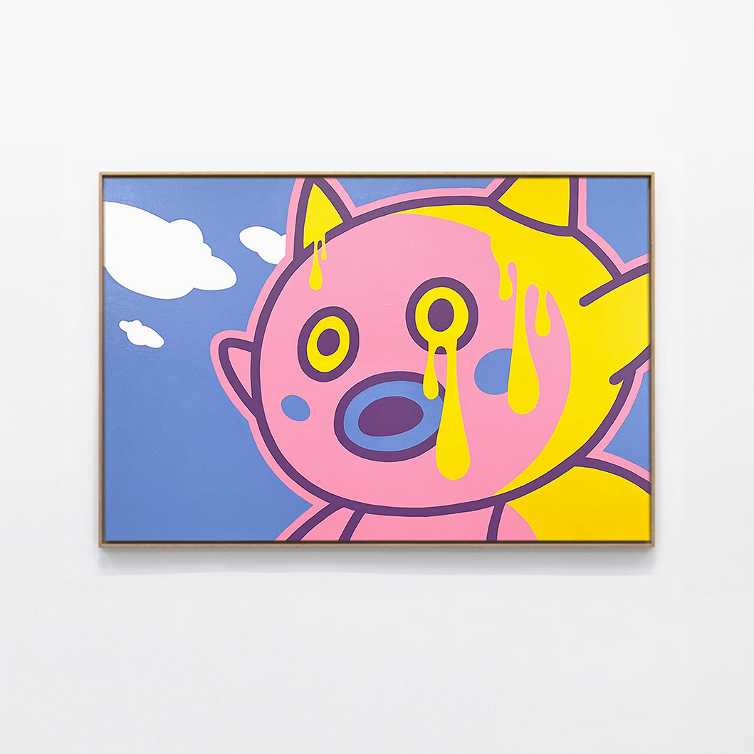 Toile pop art "Mope" de Brutal Kortex - Oeuvre unique.