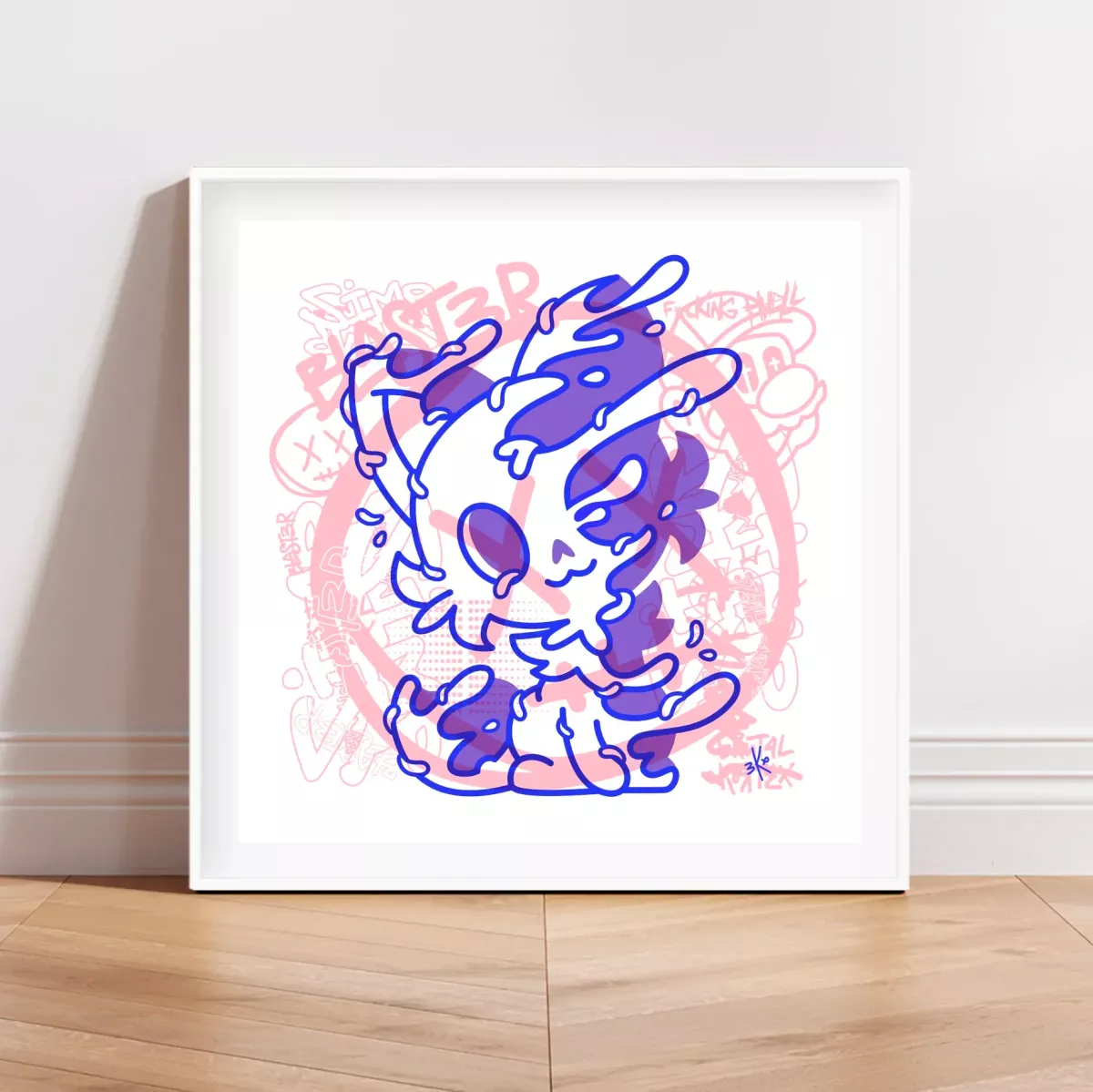 Tableau aimanté Mind Distress de Brutal Kortex Tableau aimanté Mind Distress disponible chez MoGA.art